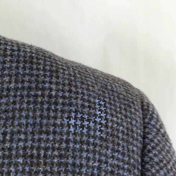 Coppley 100% Cashmere Bocelli 3112 3 Button Nailshead Check Sport Coat - 42 Long - Picture 13 of 13